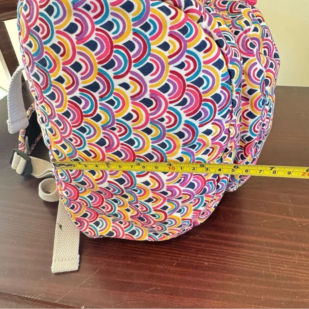 Kipling, Challenger, pink rainbow live light, Peacock, prism, fabric backpack